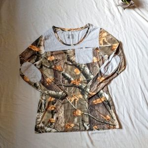 Longsleeve fall camo top
